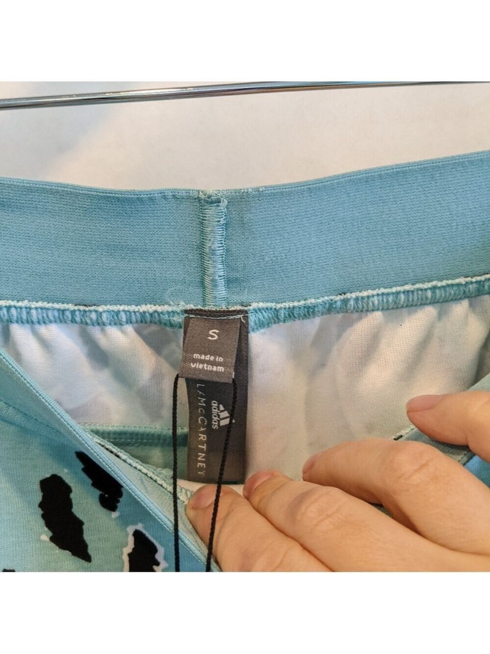 Stella McCartney mint green and black Cropped Pants - Picture 8 of 16